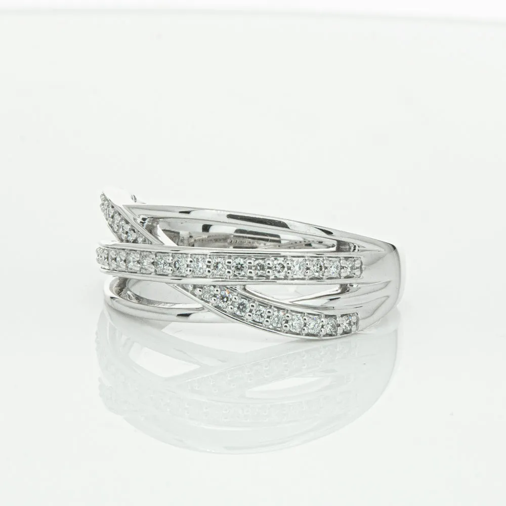 14ct White Gold Diamond Nevaeh Band