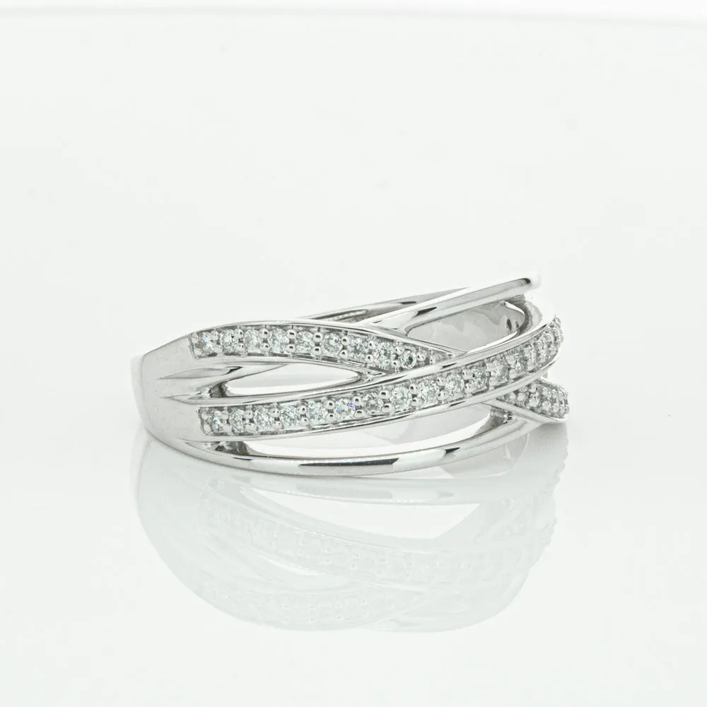 14ct White Gold Diamond Nevaeh Band