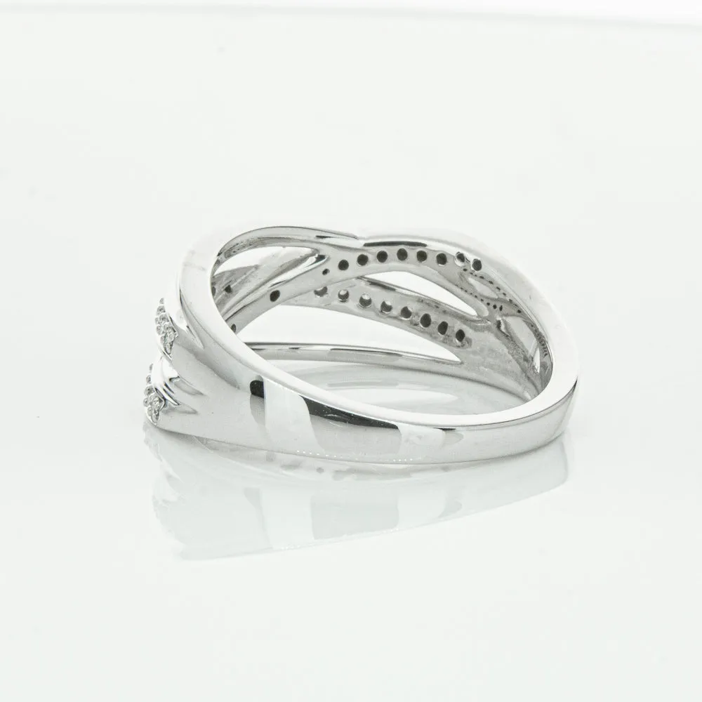 14ct White Gold Diamond Nevaeh Band