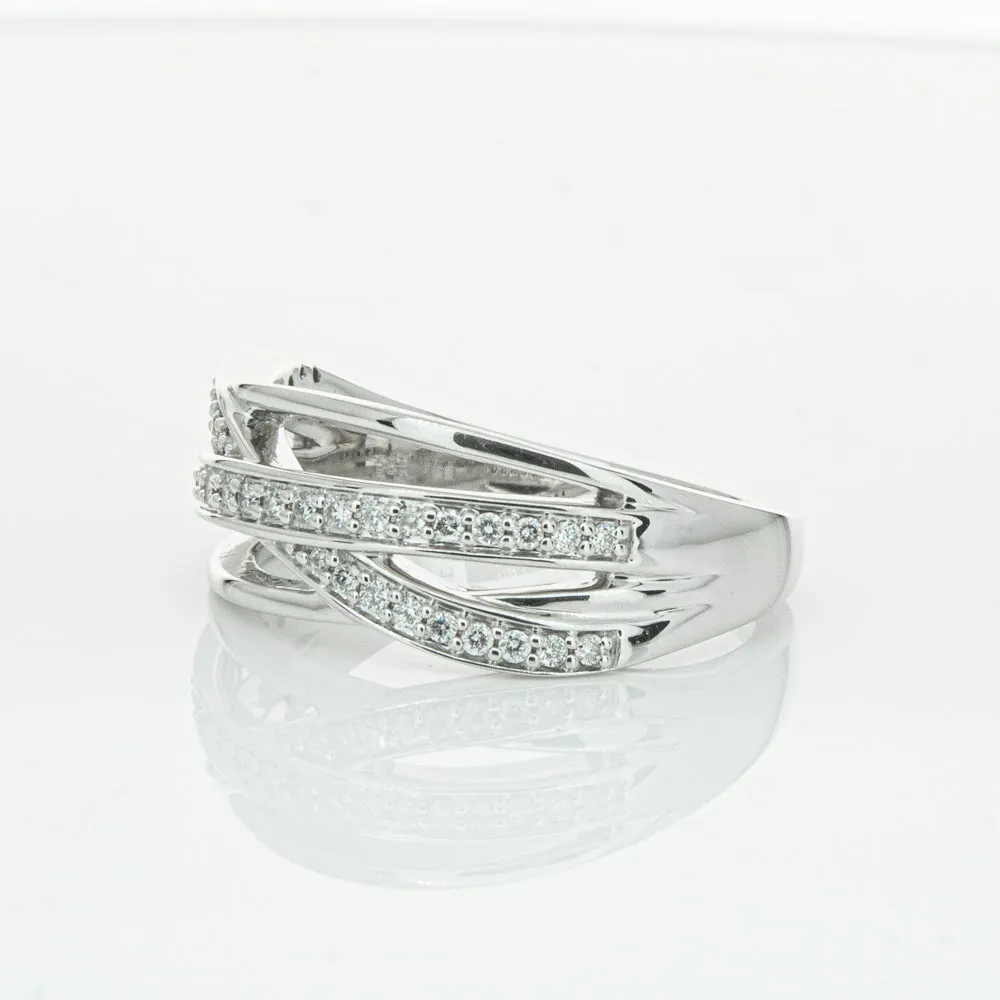 14ct White Gold Diamond Nevaeh Band