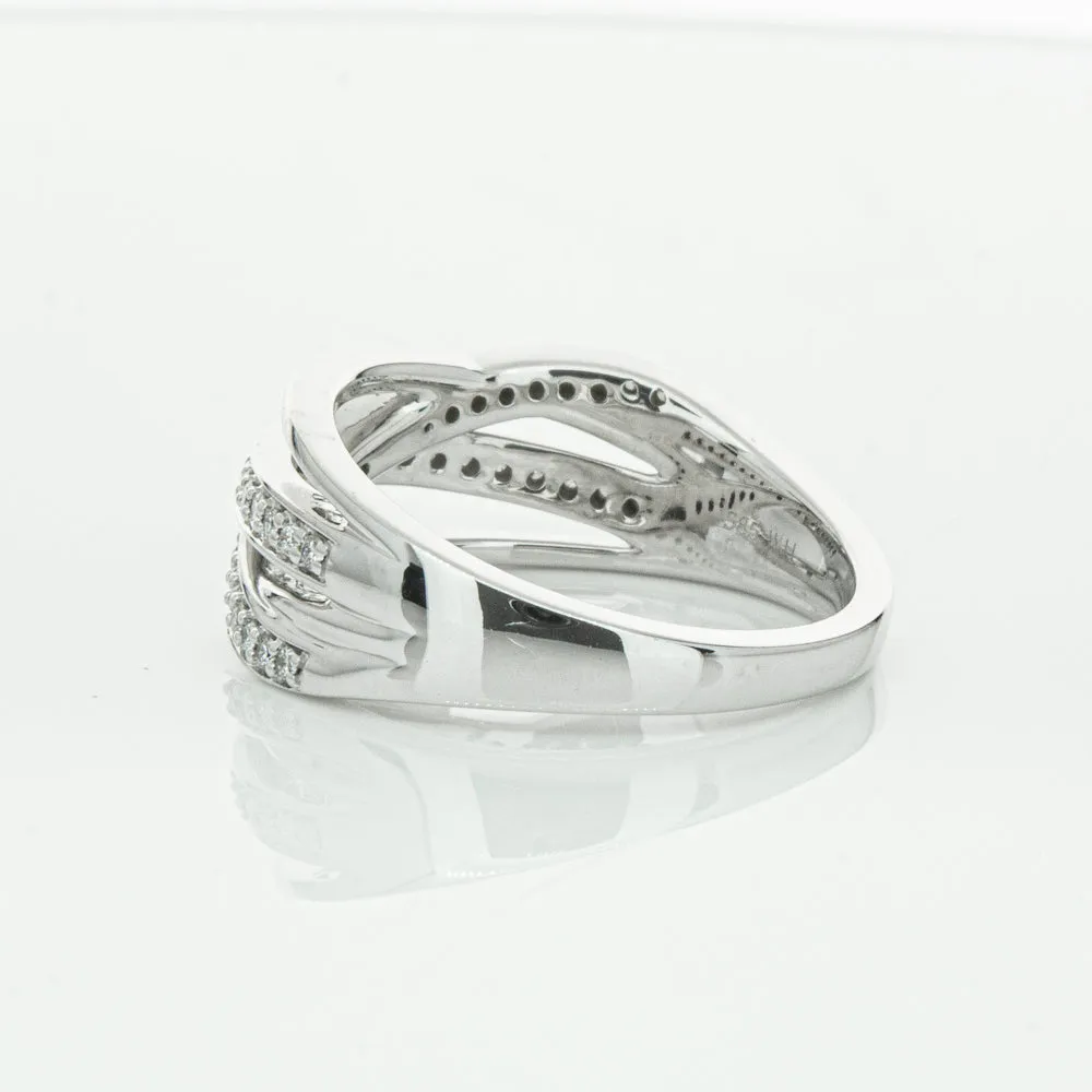 14ct White Gold Diamond Nevaeh Band