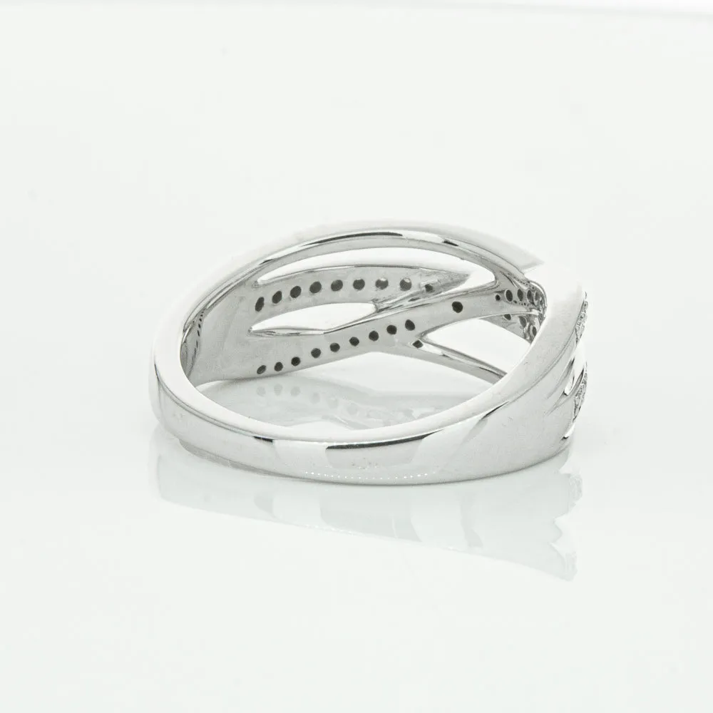 14ct White Gold Diamond Nevaeh Band