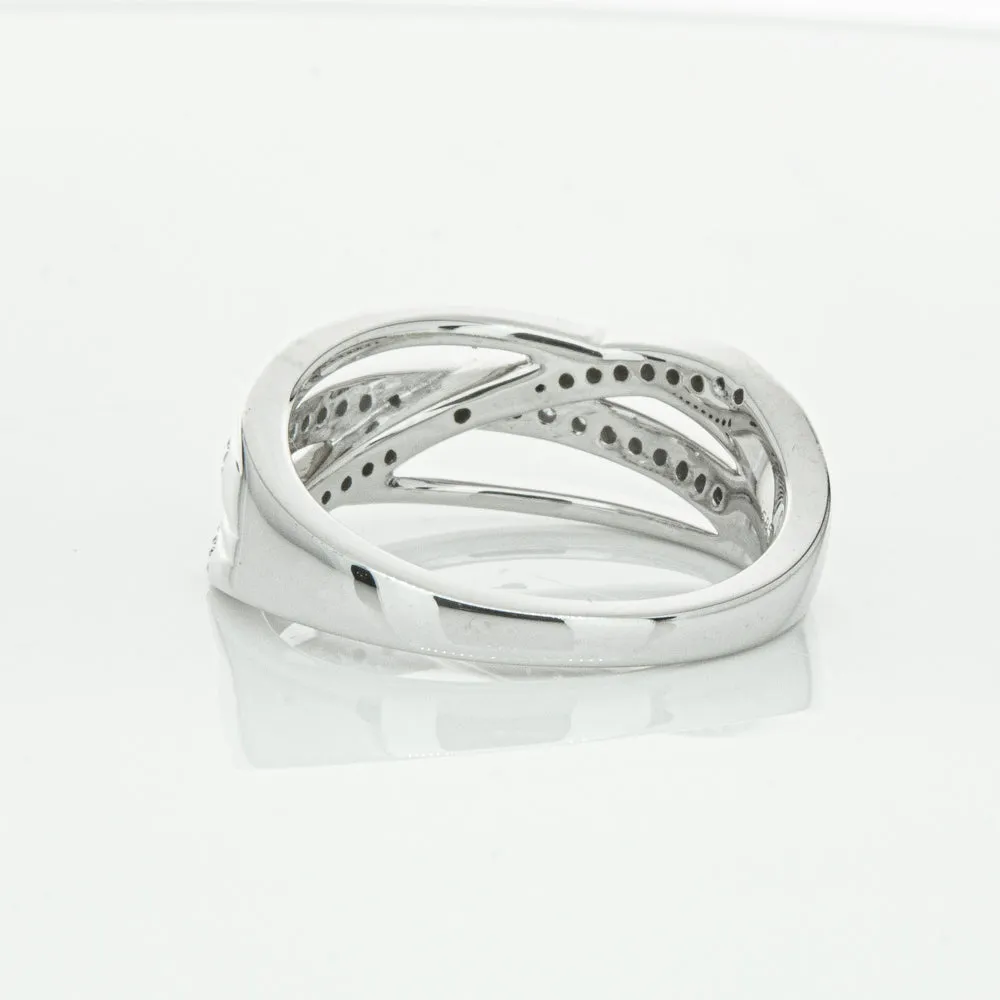 14ct White Gold Diamond Nevaeh Band