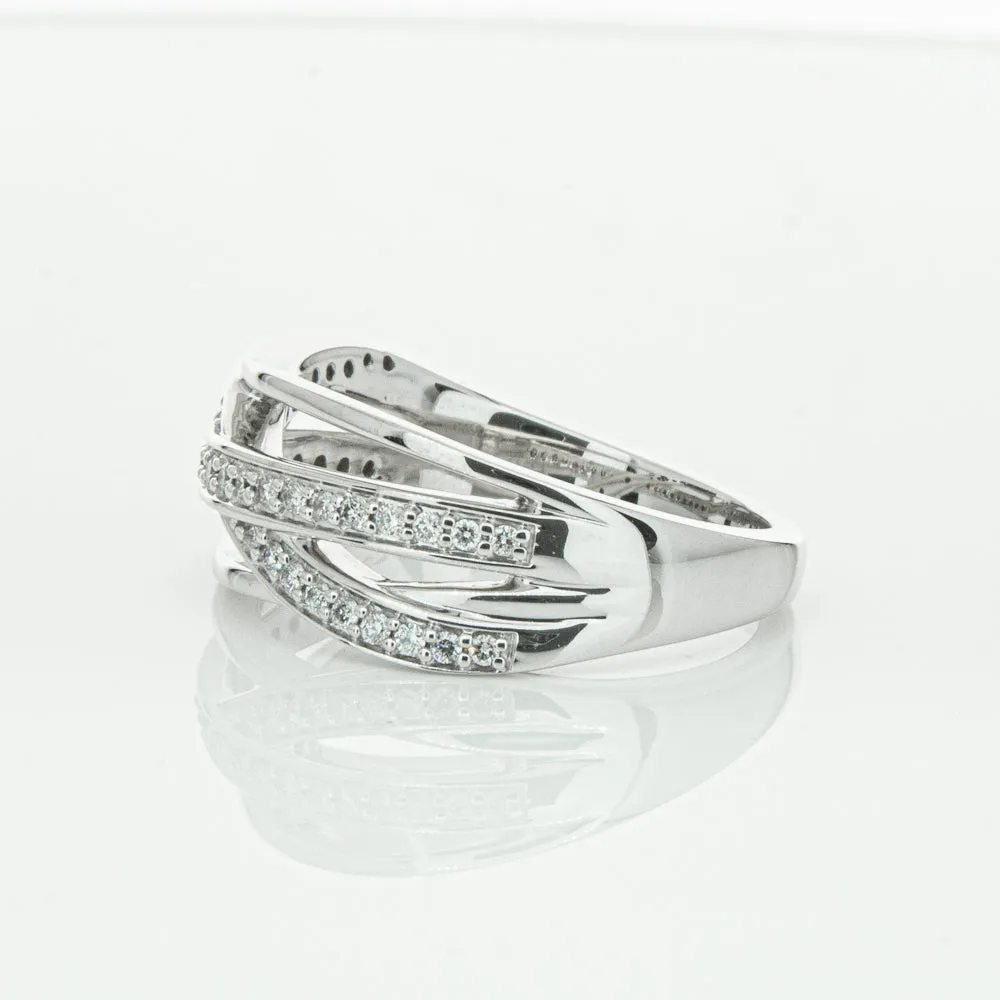 14ct White Gold Diamond Nevaeh Band