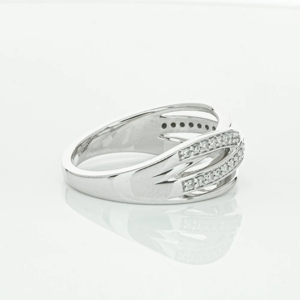 14ct White Gold Diamond Nevaeh Band