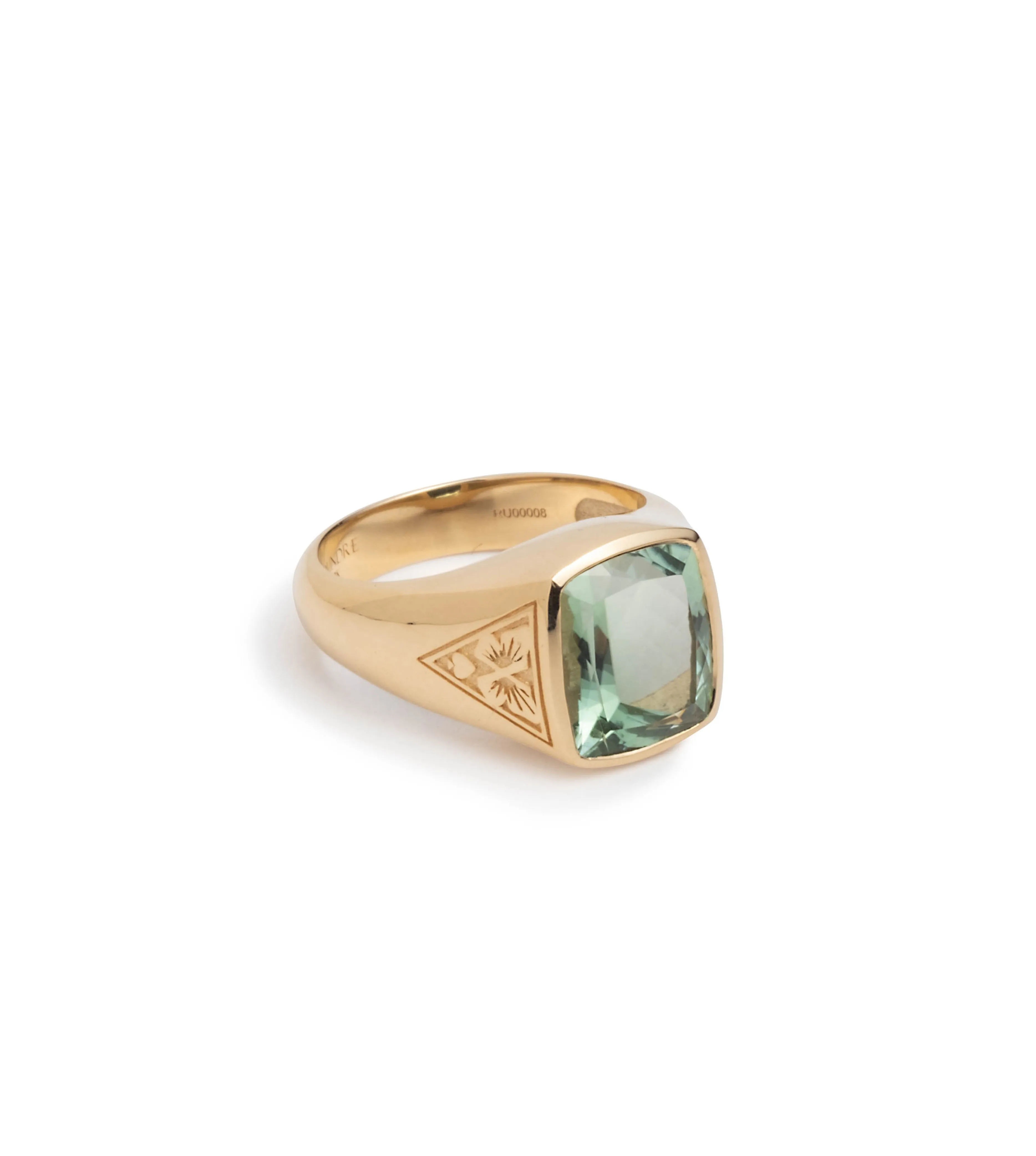 4.3ct Green Tourmaline - Reverie : One of A Kind Gemstone Ring