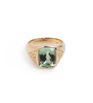 4.3ct Green Tourmaline - Reverie : One of A Kind Gemstone Ring