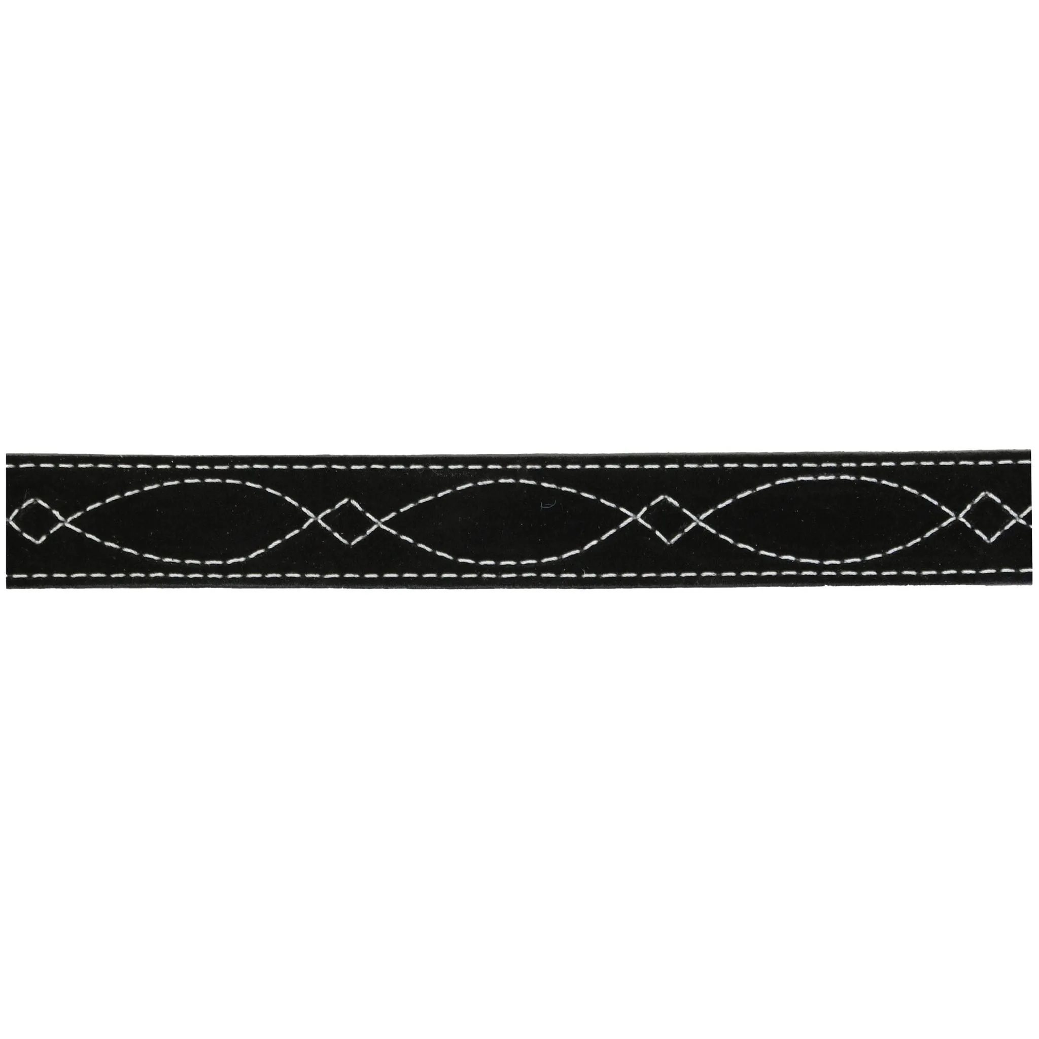 B1194 - Black Suede Belt