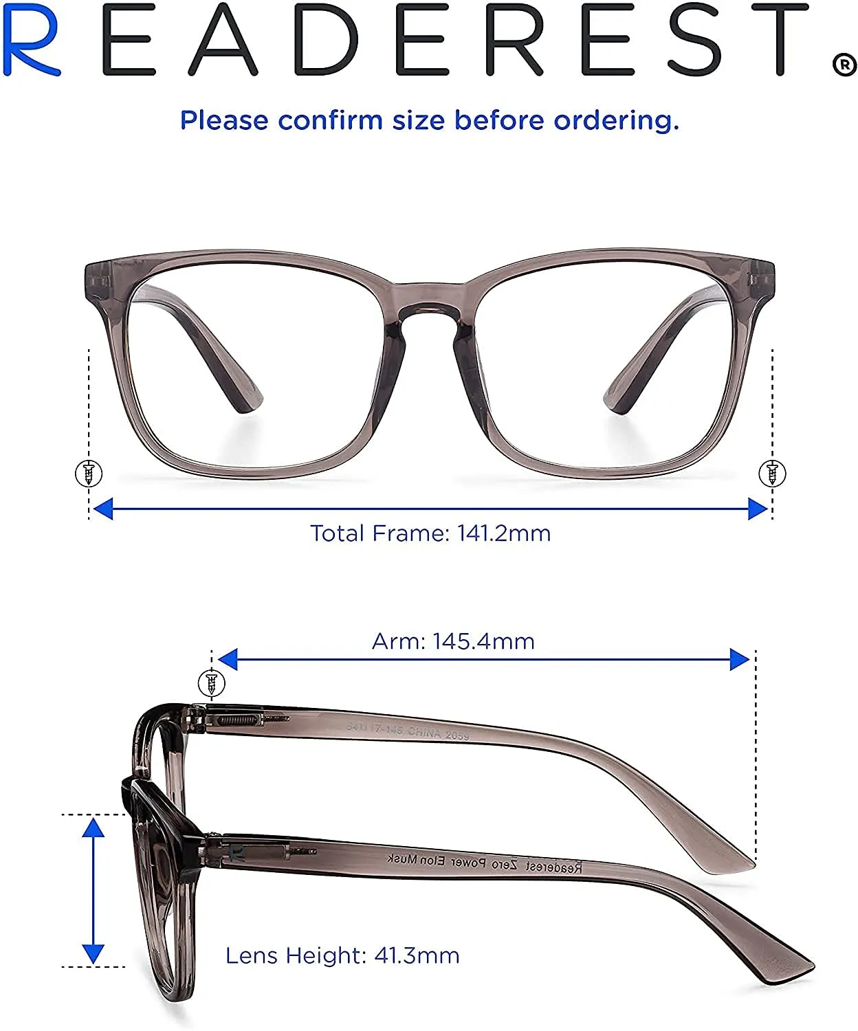 Blue-Light-Blocking-Reading-Glasses-Charcoal-2-75-Magnification-Computer-Glasses