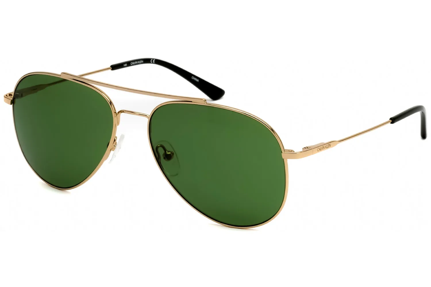 Calvin Klein Green Aviator Unisex Sunglasses