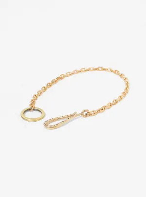 Chain Keyring Brass