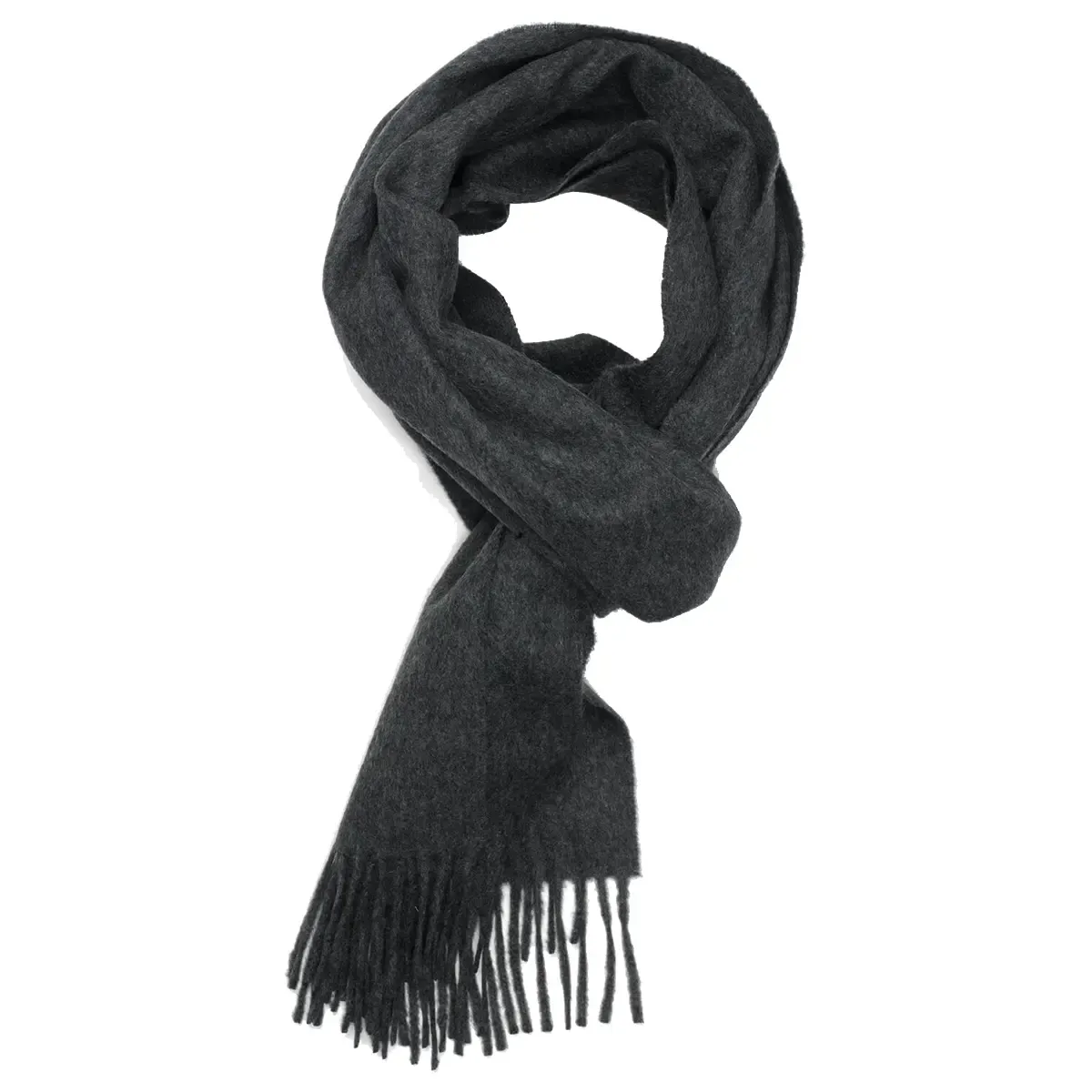 Charcoal Classic Cashmere Scarf