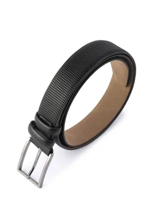 Classic Leather Black Belt