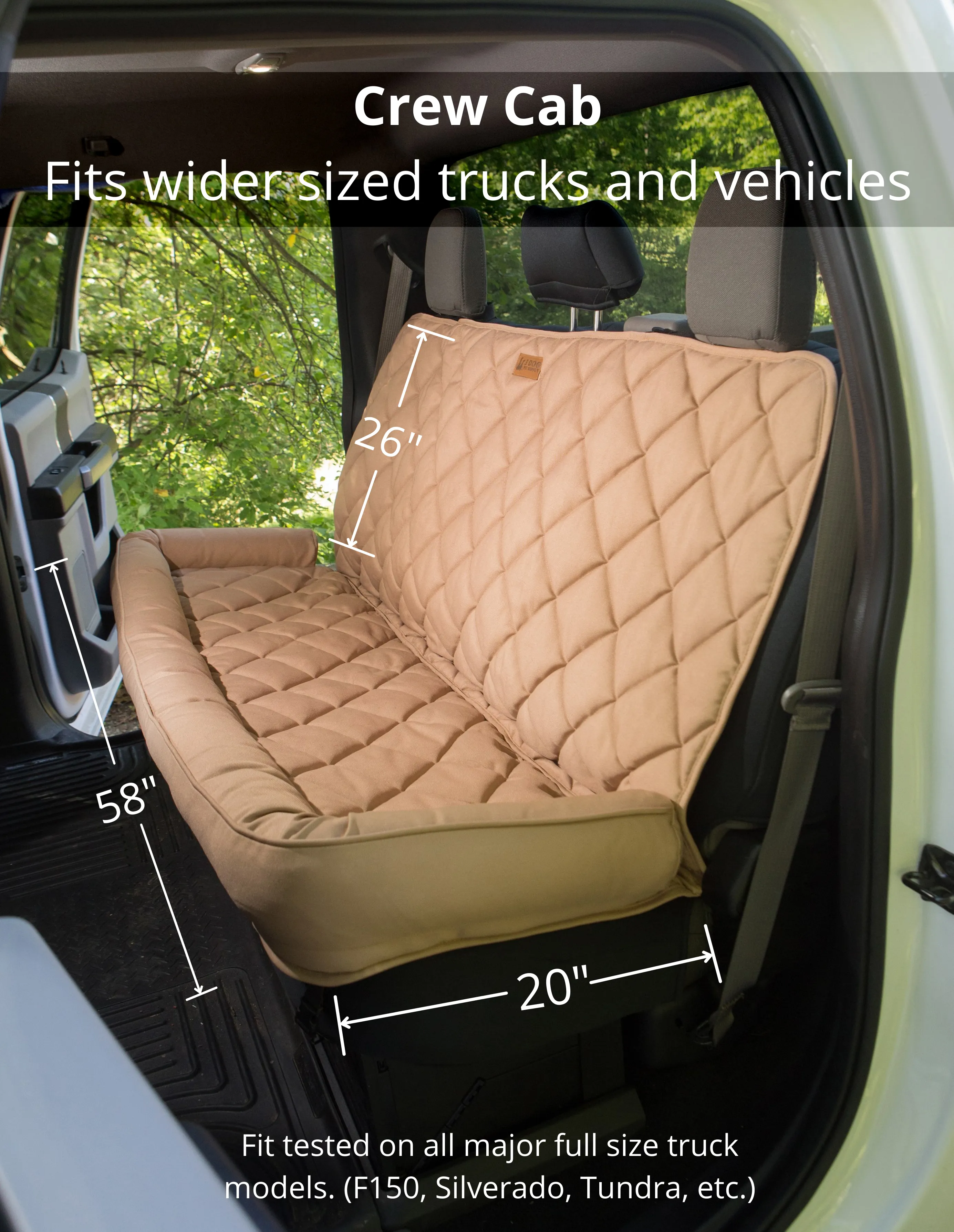 Crew Cab Truck Back Seat Protector