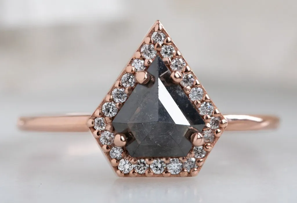 Design Your Own Custom Natural Geometric Diamond Engagement Ring