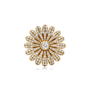 Diamond Daisy Cocktail Ring