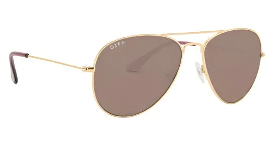 DIFF Charitable Eyewear Cruz Aviator - Non-Polarized Sunglasses