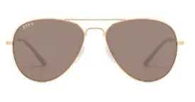 DIFF Charitable Eyewear Cruz Aviator - Non-Polarized Sunglasses