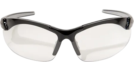 Edge Eyewear Zorge G2 DZ111-2.5-G2  Black Frame Clear 2.5 Progressive Magnification Lens Glasses