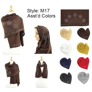 Fashion Rhinestones Jersey Scarves M17