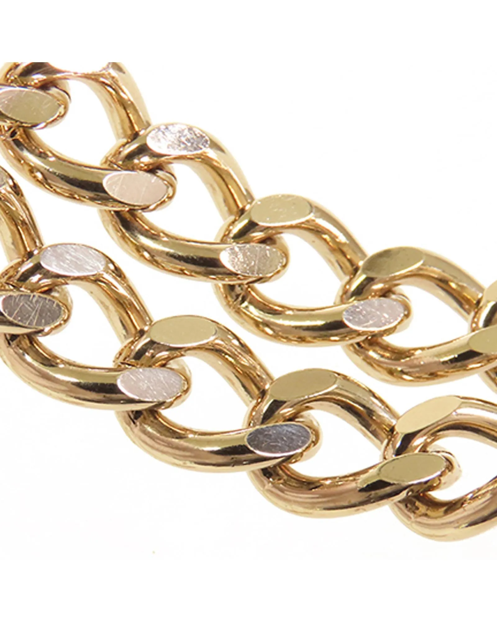 Gold Plated Triple Chain Belt