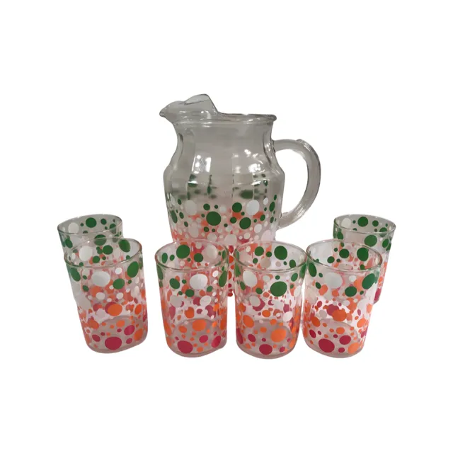 Hazel Atlas Carnival Vintage 7 Piece Set