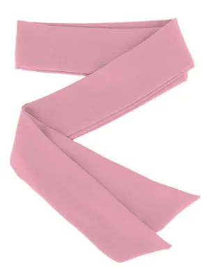 Headband Sash Rose Crepe Chiffon