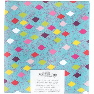 Hootenanny Precut 18in x 21in Hootenanny 4 - Aqua