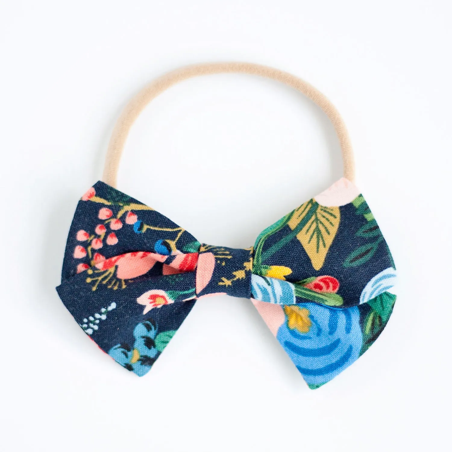 Men's Freestyle Self-Tie Bow Tie / Garden Party In Navy