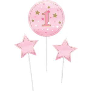 One Little Star Girl - Centerpiece Sticks (3ct)