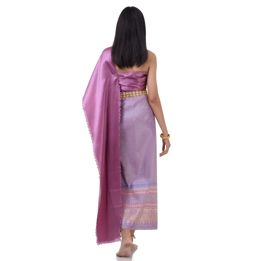 Pansak Wrap Skirt Traditional Chut Thai Dress