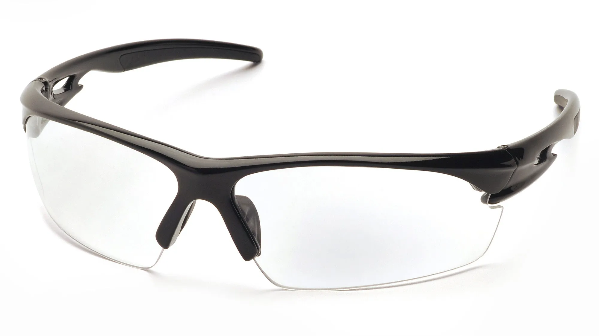 Pyramex SB8110DT Ionix™ Black Safety Glasses W/ Clear Anti-Fog Lens (12 each)