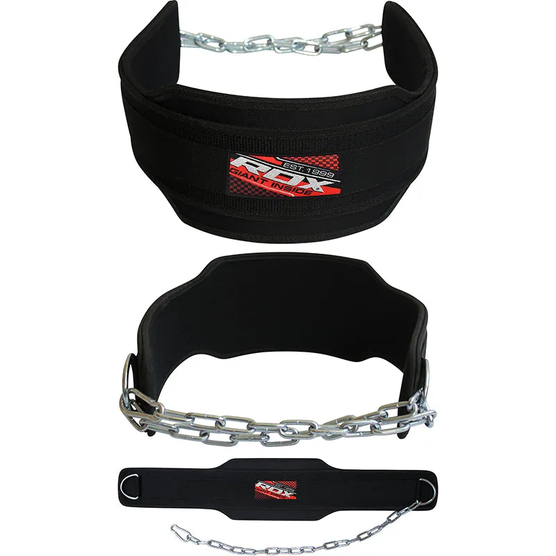 RDX 6DP Weight Training Dipping Belt with Chain