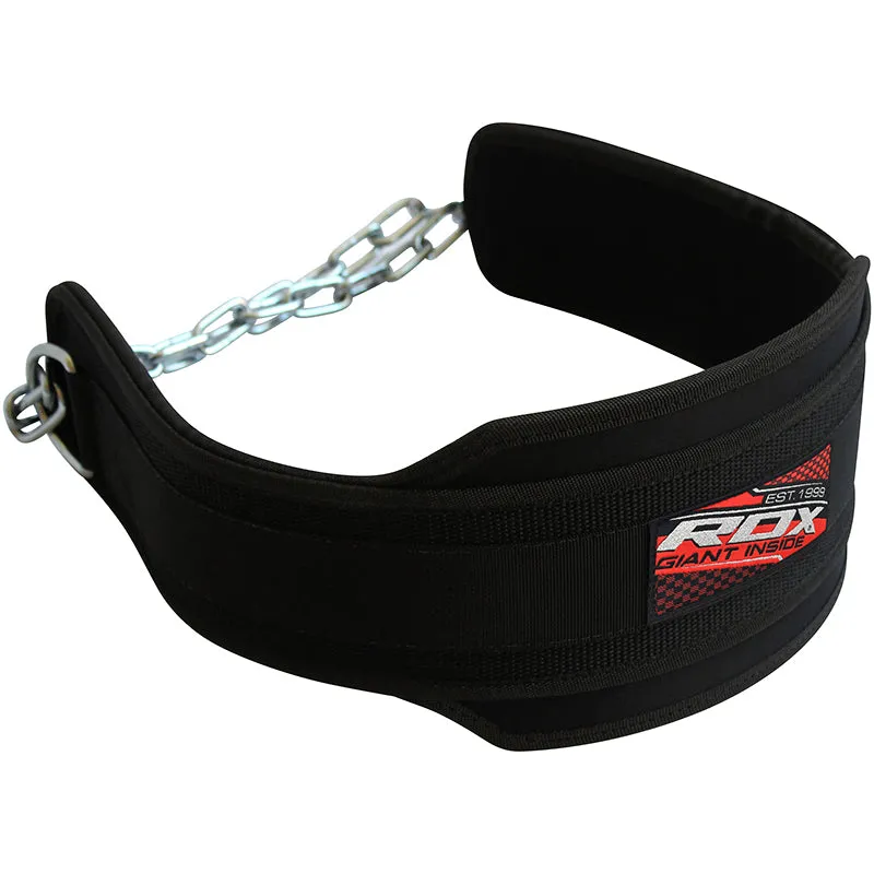 RDX 6DP Weight Training Dipping Belt with Chain