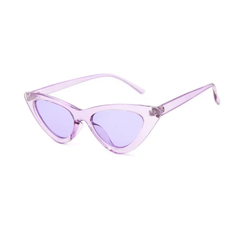 Retro cat eye sunglasses ladies sexy retro cat eye sunglasses brand designer color glasses female