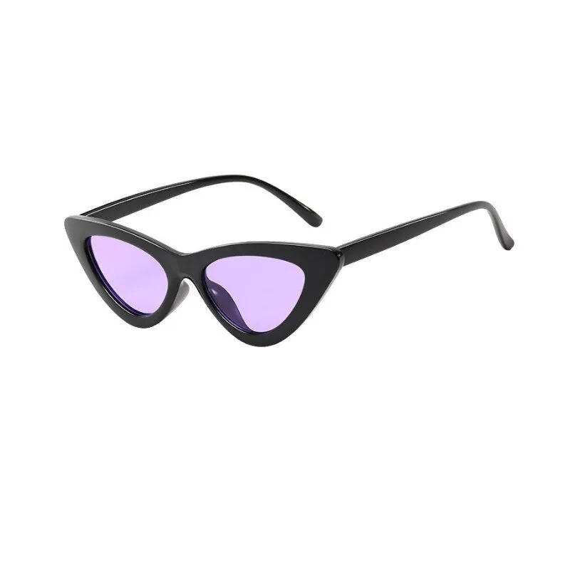 Retro cat eye sunglasses ladies sexy retro cat eye sunglasses brand designer color glasses female