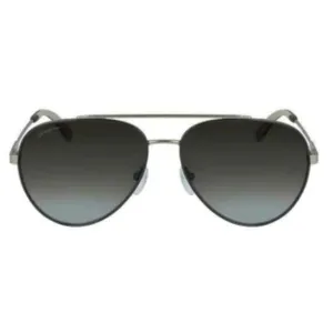 Salvatore Ferragamo Polarized Grey Gradient Aviator Sunglasses, 100% UV Protection