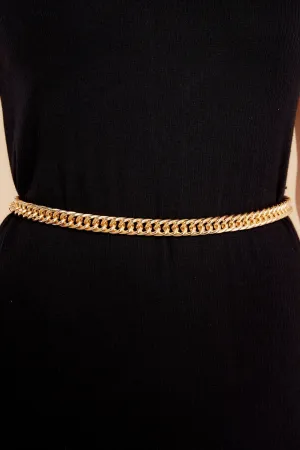 Share The News Gold Chain Belt