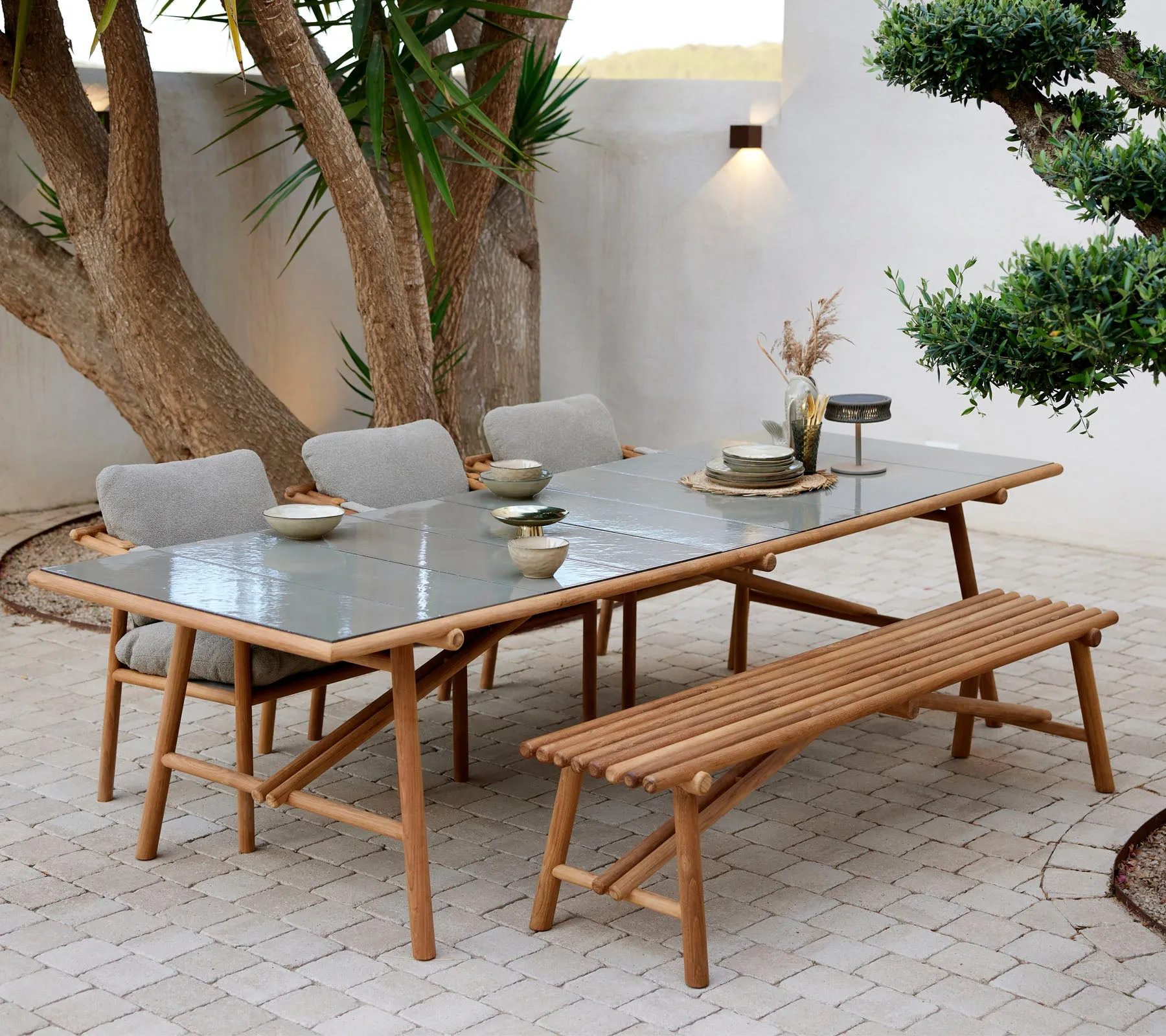 Sticks dining table, 280x100 cm