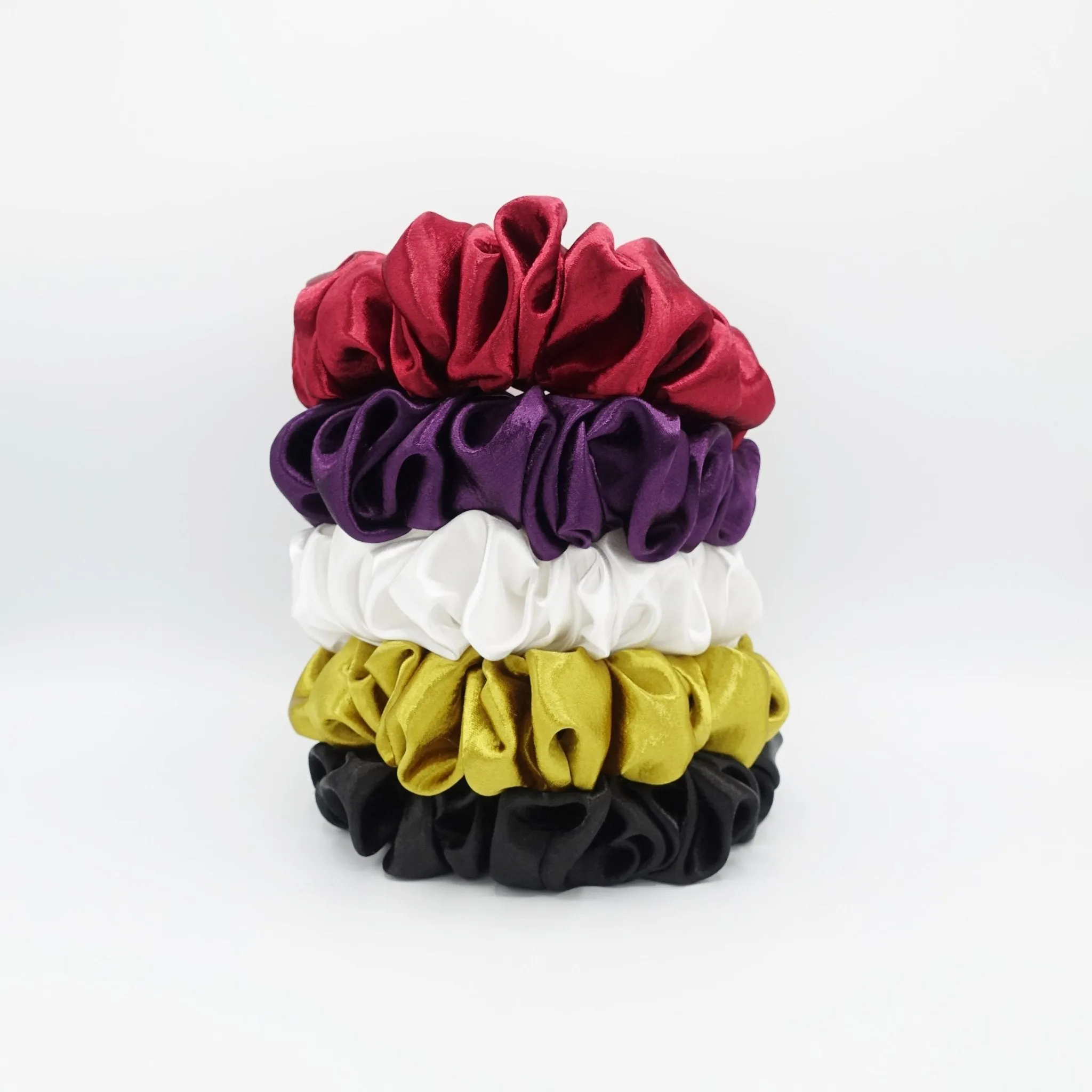 volume wave headband glossy satin hairband queens headband