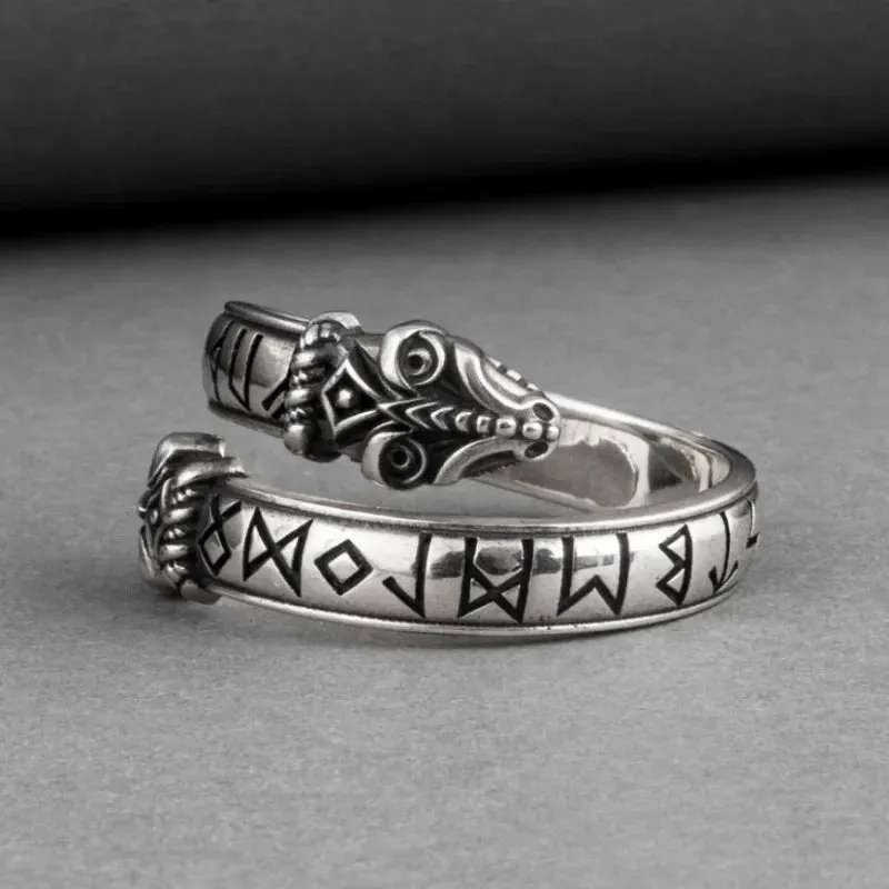 Women's Maya Totem Silver Bohemian Ring