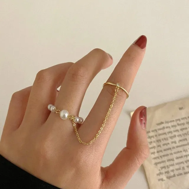 WUKALO New Vintage Gold Crystal Rings 2021 Bohemian Moon Star Ring For Women Midi Finger Ring Set Wedding Fashion Jewelry Gifts